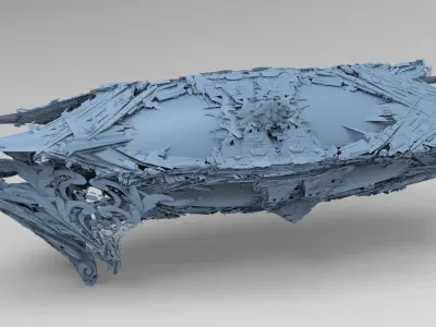 Aquaman airship 2  3D model
