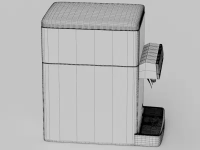 6-Flavor Counter Electric Soda Fountain System 3D model