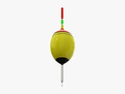 Float fishing 01 3D model