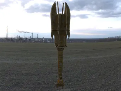 Demonic  Mace 3D model