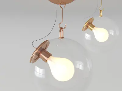Miconos ceiling light 3D model