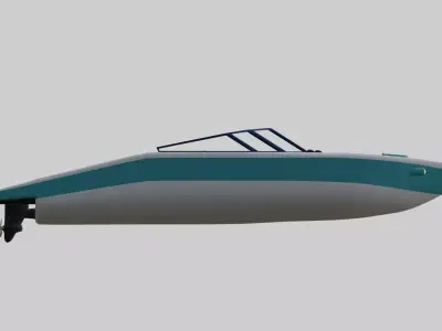 Speedboat like Squalo in GTA 3D model