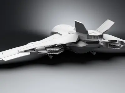 Avengers Quinjet Mk2 Scale model  3D print model