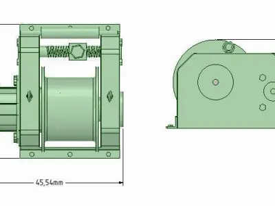 Tug Winsh Bugsier 3D print model