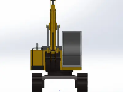 excavator 3D model order