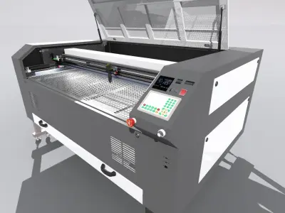 Laser machine CO2 3D model