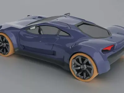 Concept car 2011 Free 3D model