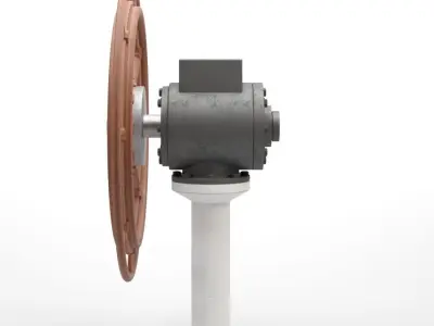 Helm-Ship steering wheel 3D model