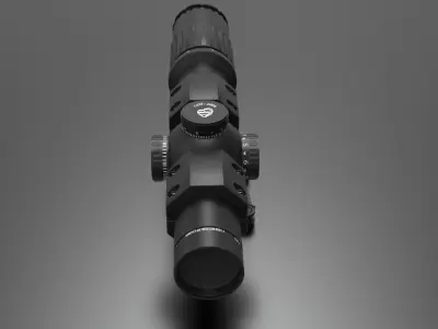 Leupold Mark 6 LPVO Low-poly 3D model