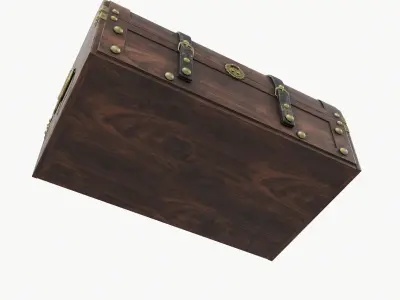 Old chest 03 3D model