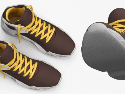  Geometric Sports Footwear Pair 