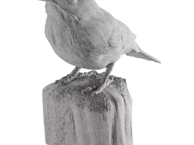 bird statue 3 3D model