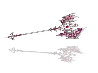 Royal Guard Axe Low-poly 3D model