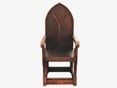 Medieval Rustic Low-poly 3D model