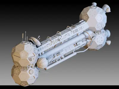 24 Spaceships- Vol 02- High detail 3d models 3D model