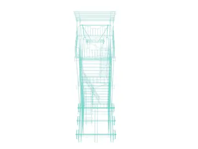 Medieval Siege Tower 3D model get