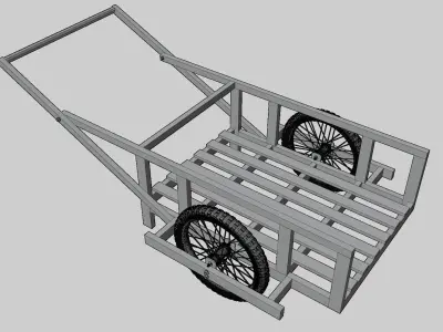 Thai Trolley 3D model