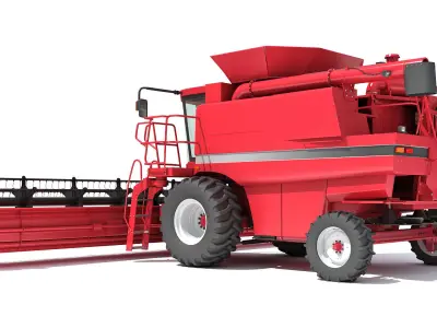 Combine Harvester 3D model V2