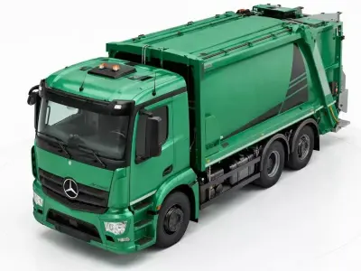 Mercedes Benz Antos Garbage Truck 3D model