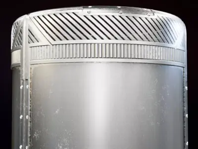 Metal Floor Modular Path Customizable Substance Material and  Texture