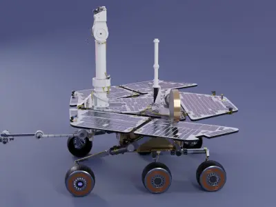 Opportunity rover 3D model
