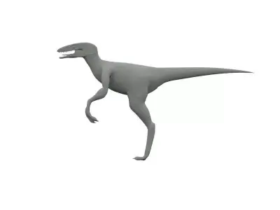 velociraptor dinosaur 3D model get