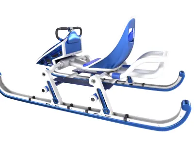 Sled vehicle 3D model