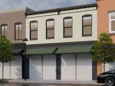 00-34-Exterior Shop Low-poly 3D model