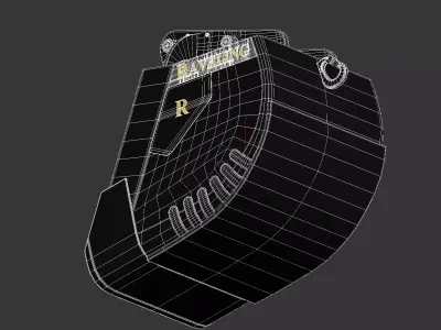 Ravelling R Excavator Bucket 3D model