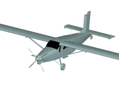 Pilatus PC-6 Porter 3D model purchase