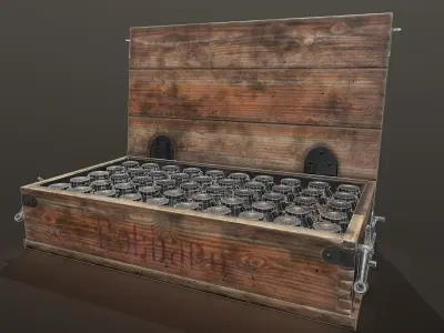 36M Vecsey grande box Low-poly 3D model