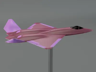 YF-23 Grey Ghost-Black Widow 3D print model