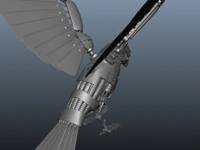 Bird-robot model metal gear solid hd wallpaper 3D model