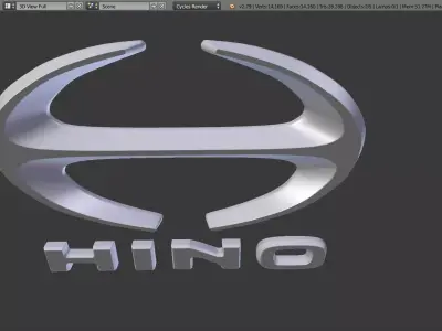 Hino Logo 3D model