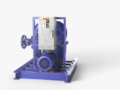 Water Pump 3D model 2