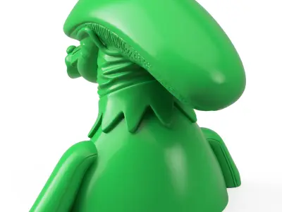 Kermit the Xenomorph 3D print model