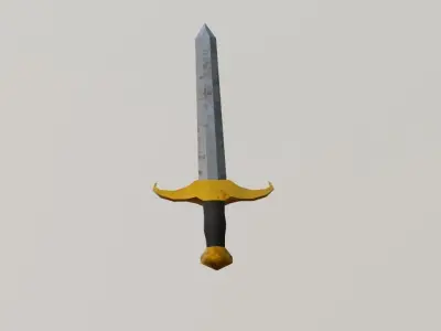 Medieval Sword - Espada Low-poly 3D model