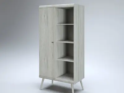 Modern Cabinet Low-poly 3D model