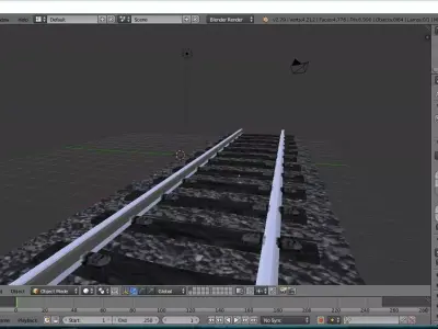 Train Track 3D print model