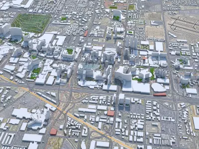 Las Vegas Strip Nevada USA 3D model