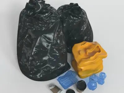 Garbage Bag 3D model