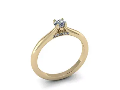 Diamond Jewelry Ring 8 3D print model purchase