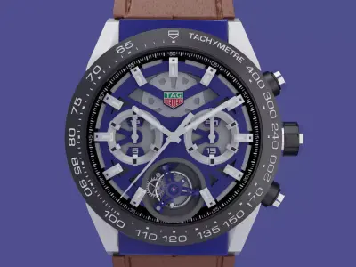 Watch 3D model 2