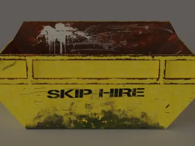 Skip -Lowpoly PBR Unity Low-poly 3D model