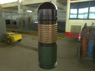40mm grenade M1XXX Low-poly 3D model