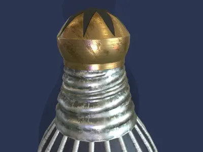 Oriental Dagger Low-poly 3D model