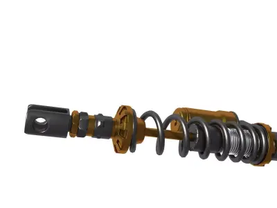 coilover shock absorber 3D model purchase