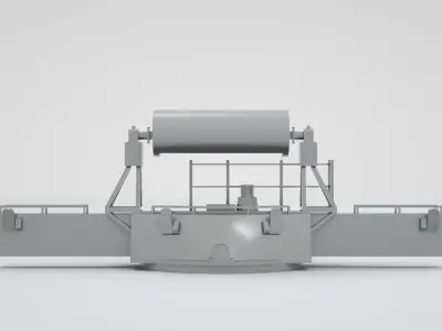 Mk 38 Naval Director Mk 48 Rangefinder System Mk38 Mk48 3D model