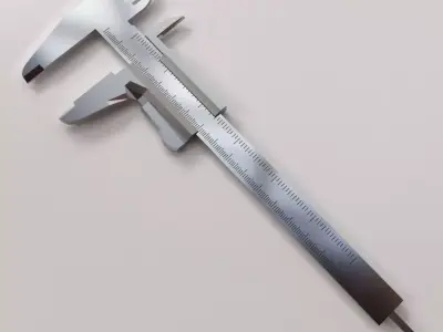 Caliper metal 3D model