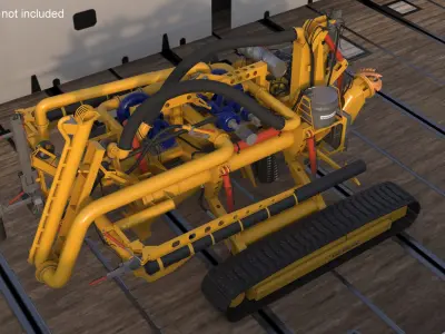 Arthropod 600 Subsea Pipeline Trencher 3D model